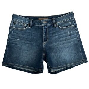Plus Joe’s Jeans Mid Rise Distressed Hailey Wash Blue Denim Shorts Size 32